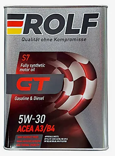 Масло 5W30 - 4л   GT
