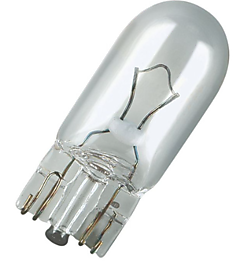 Лампа 12V W5W   W2.1x9.5d