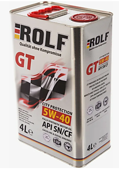 Масло 5W40 - 4 л   GT